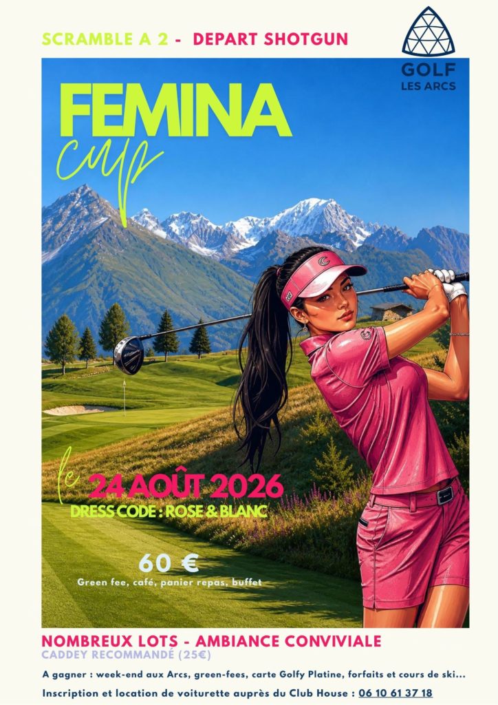 femina cup golf les arcs